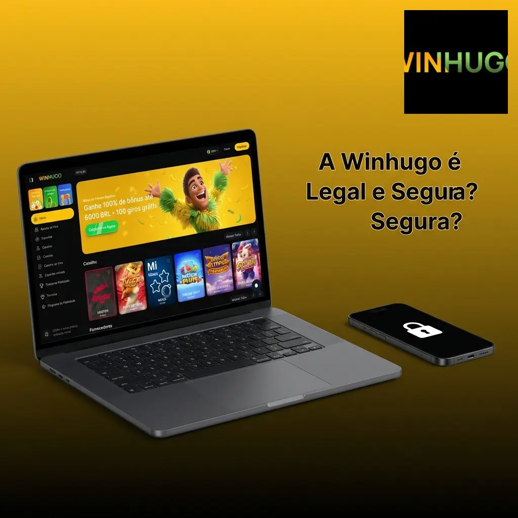 Winhugo cassino online licenciado pela Curaçao eGaming com criptografia SSL e jogo responsável para usuários no Brasil