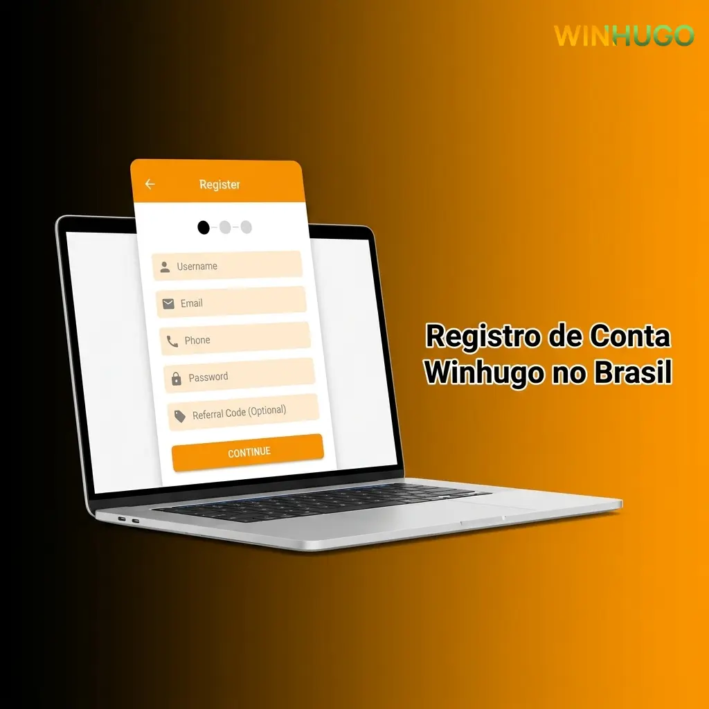 Cadastro na Winhugo Brasil: criando conta para apostas esportivas e cassino online