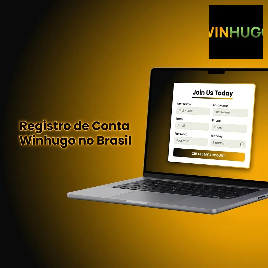 Passo a passo para criar conta na Winhugo Brasil com apostas esportivas e cassino online