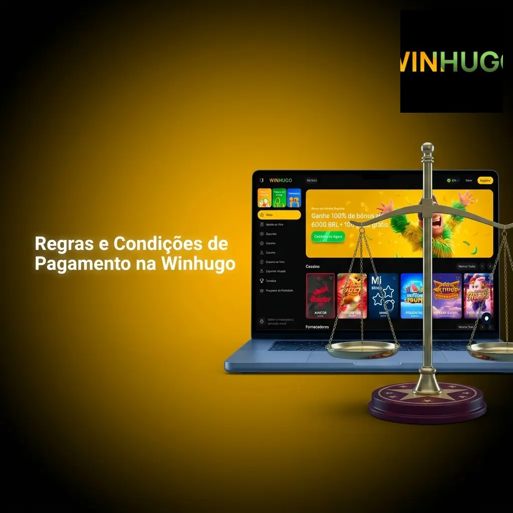 Regras e condições de pagamento na Winhugo: depósitos, saques, limites e verificação de identidade