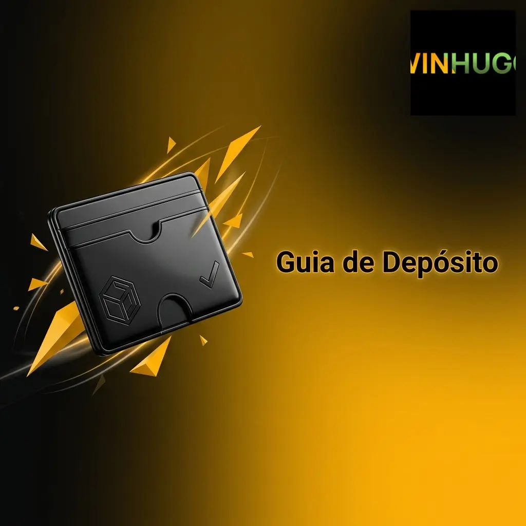 Guia de depósito via Pix na Winhugo: acesse sua conta, selecione Pix, escaneie o QR Code e confirme o pagamento.