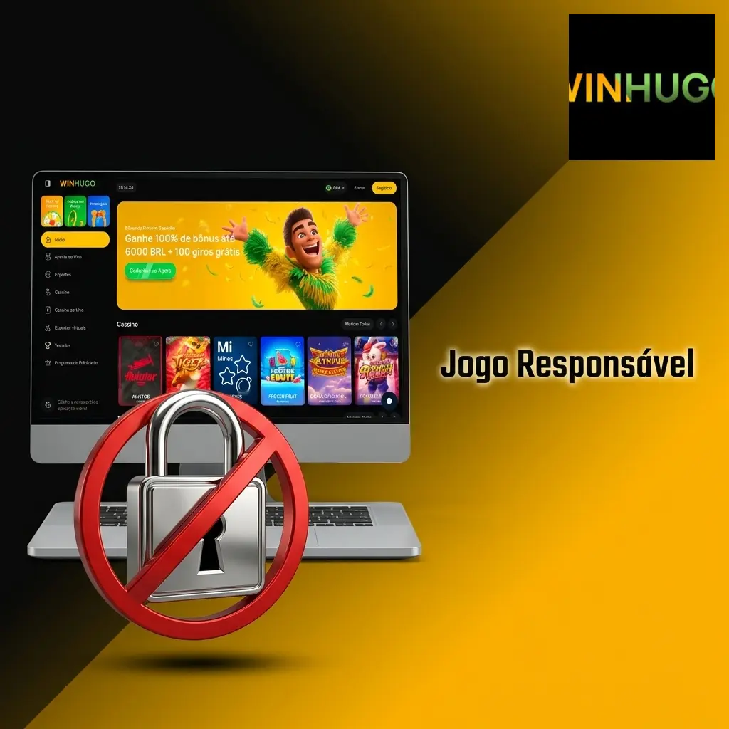 Winhugo promove jogo responsável com ferramentas de limites, autoexclusão e controle de gastos na plataforma